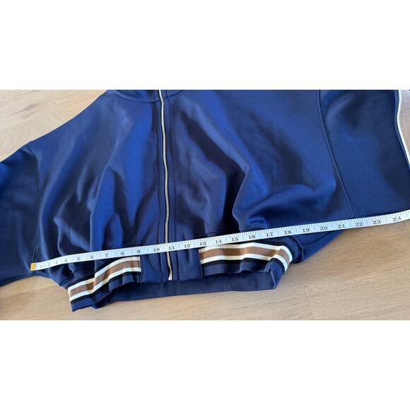 The Group by Babaton Aritzia Rocket Cropped Track Jacket blue size small - Picture 6 of 8